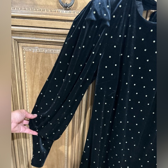 Rebecca Minkoff Velvet Embellished Mini Dress Size 0 - Picture 9 of 10